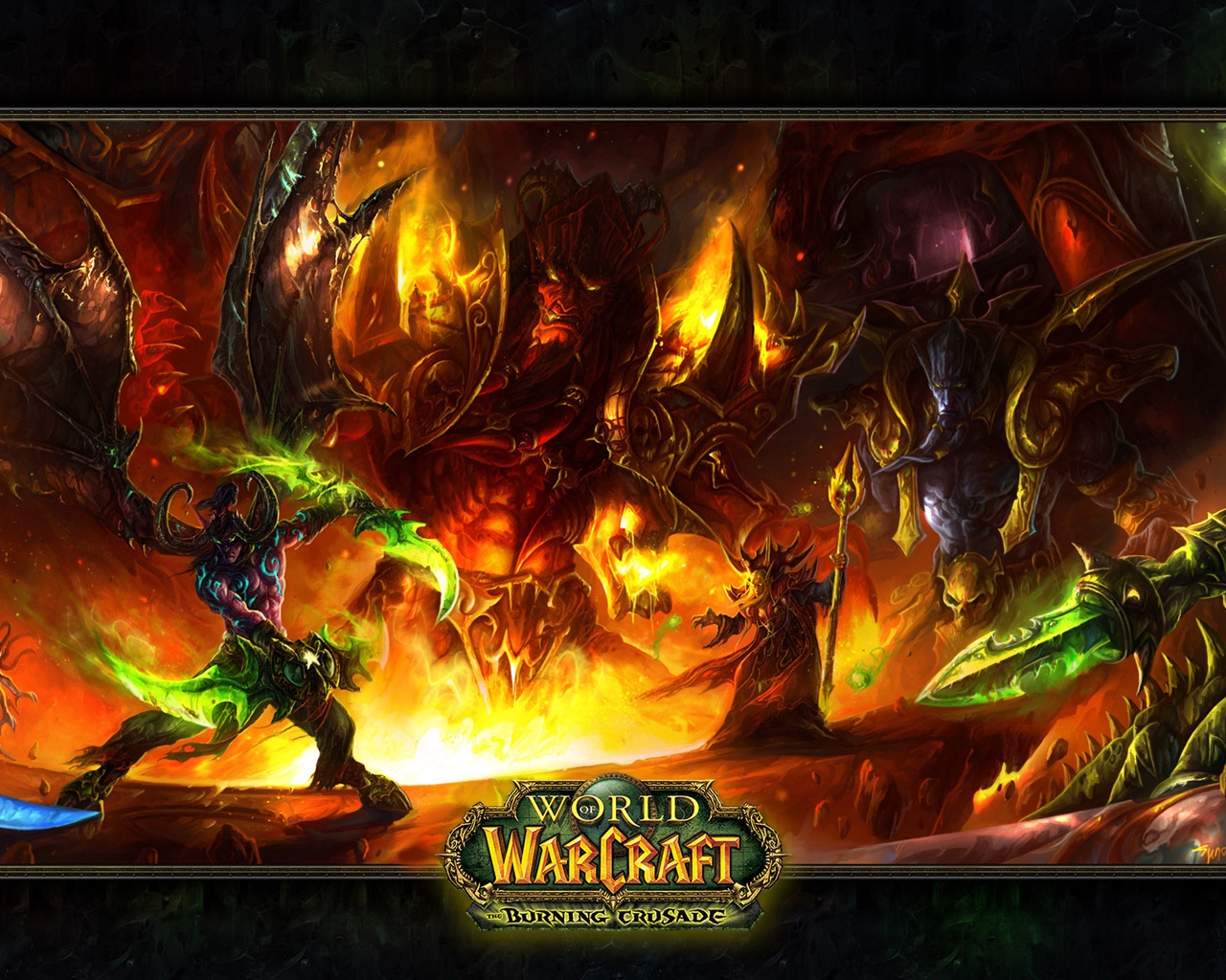 World of Warcraft Burning Crusade for 1280 x 1024 resolution
