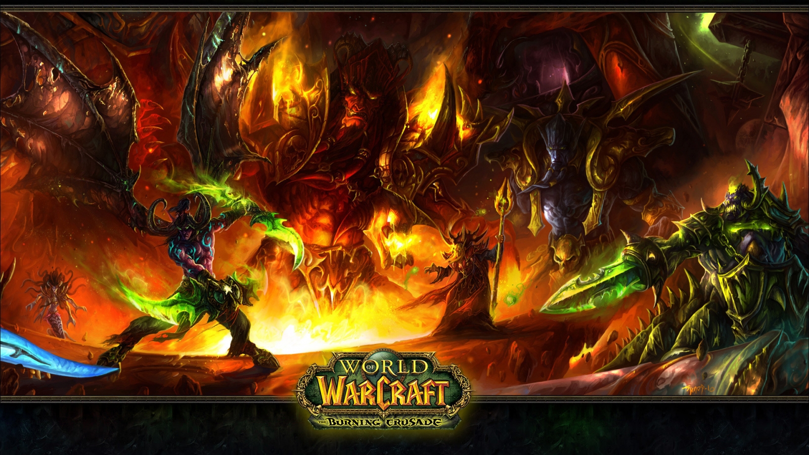 World of Warcraft Burning Crusade for 1600 x 900 HDTV resolution