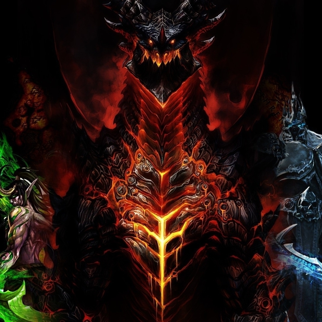 World Of Warcraft Deathwing for 1024 x 1024 iPad resolution