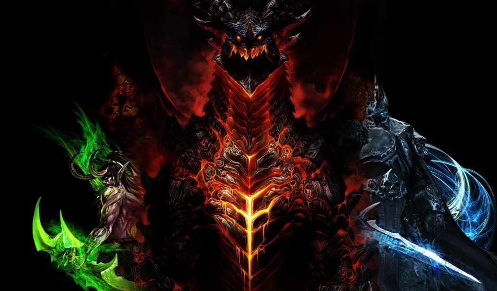 World Of Warcraft Deathwing for 1024 x 600 widescreen resolution
