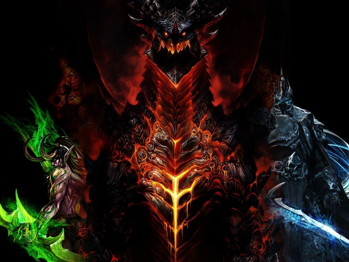 World Of Warcraft Deathwing for 1152 x 864 resolution