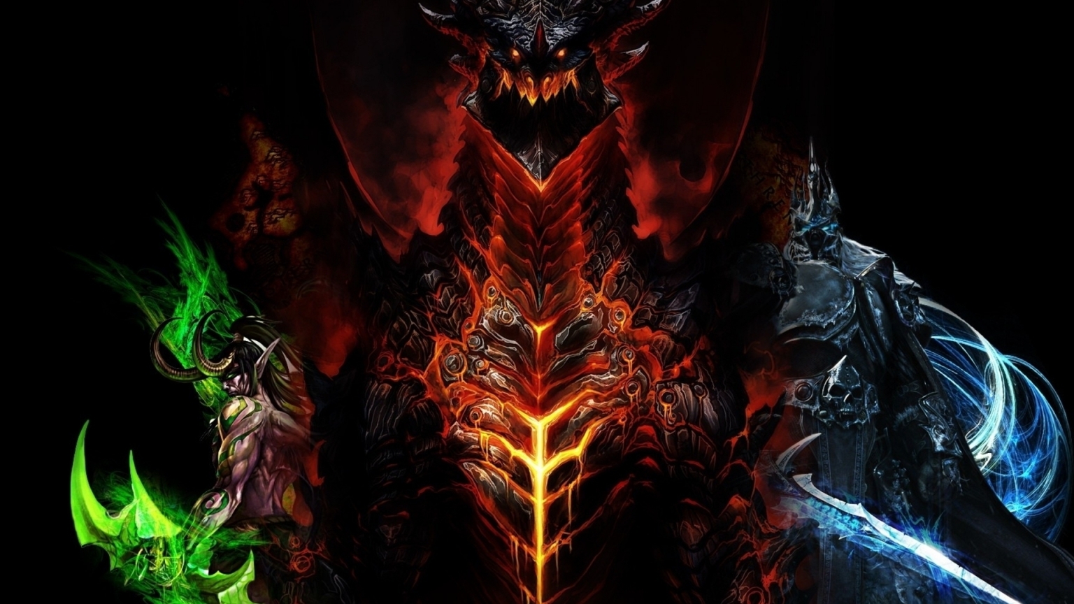 World Of Warcraft Deathwing for 1536 x 864 HDTV resolution