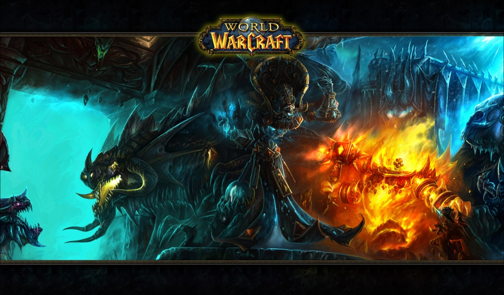World of Warcraft Demons for 1024 x 600 widescreen resolution