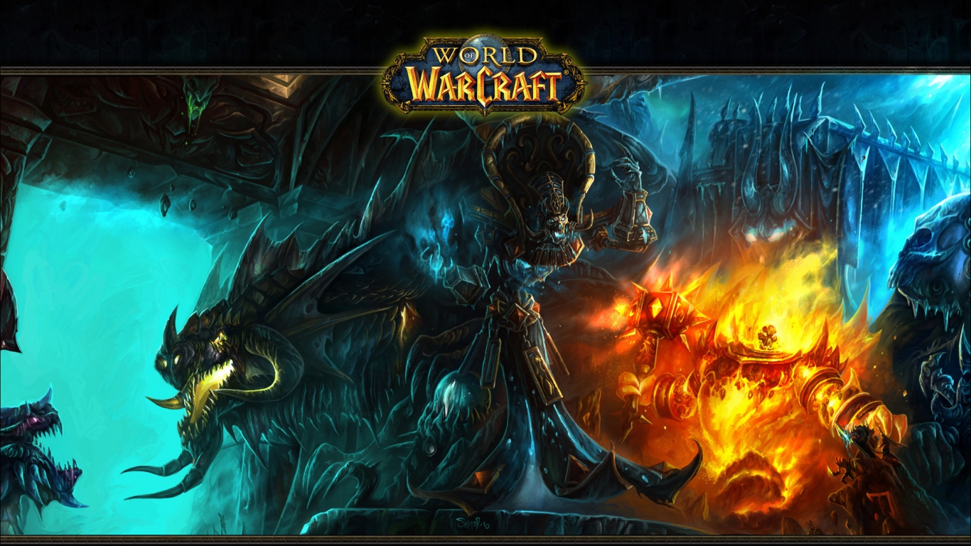 World of Warcraft Demons for 1366 x 768 HDTV resolution