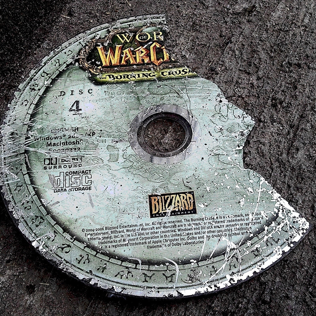 World of Warcraft Disc for 1024 x 1024 iPad resolution