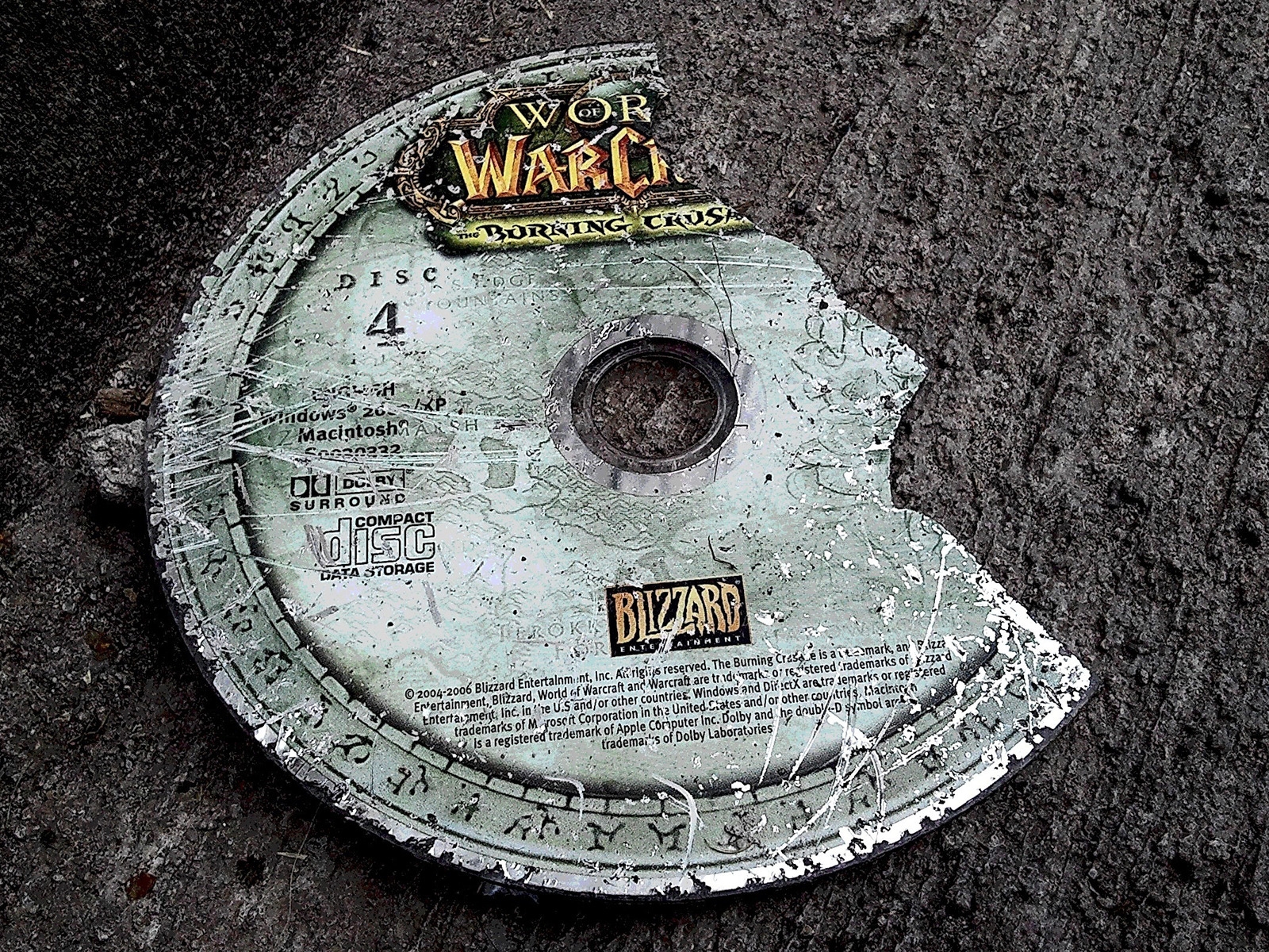 World of Warcraft Disc for 1600 x 1200 resolution