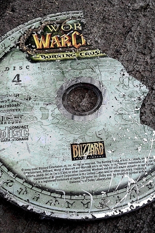 World of Warcraft Disc for 320 x 480 iPhone resolution
