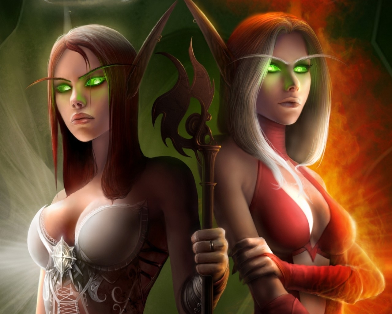 World of Warcraft Elf Costumes for 1280 x 1024 resolution