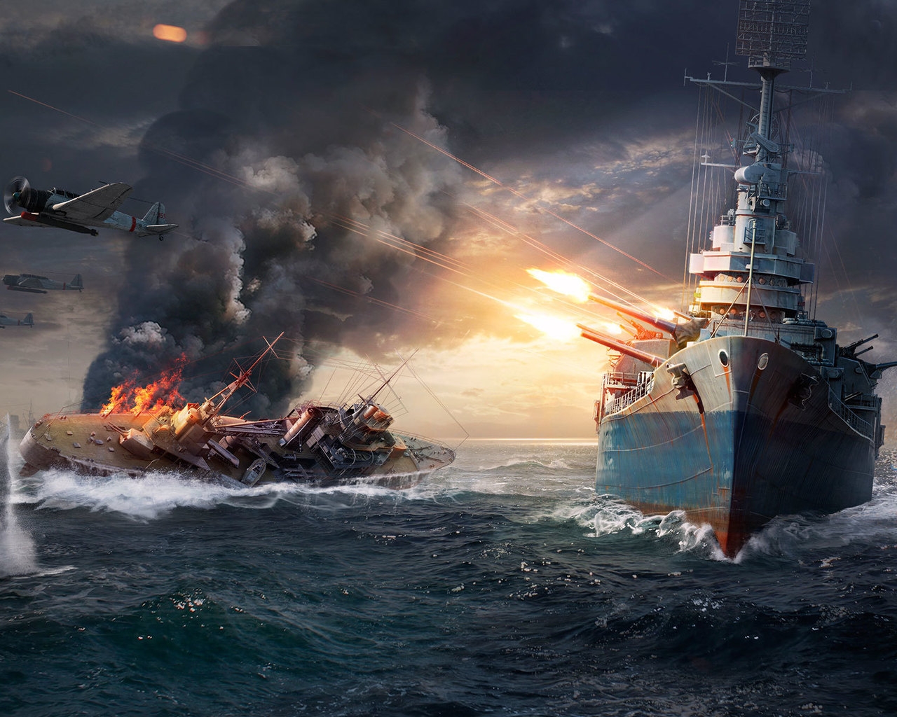 World of Warships  for 1280 x 1024 resolution