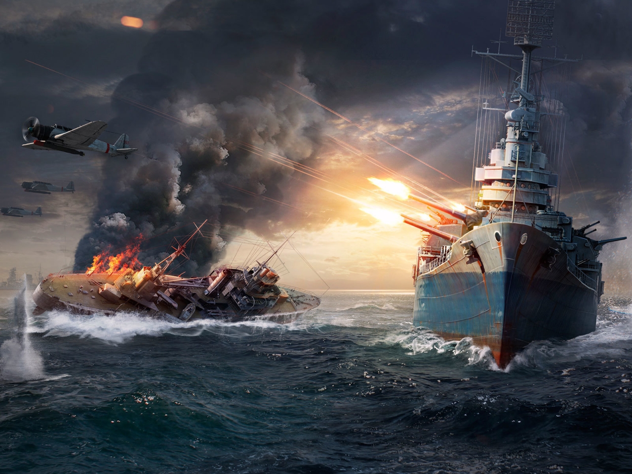 World of Warships  for 1280 x 960 resolution