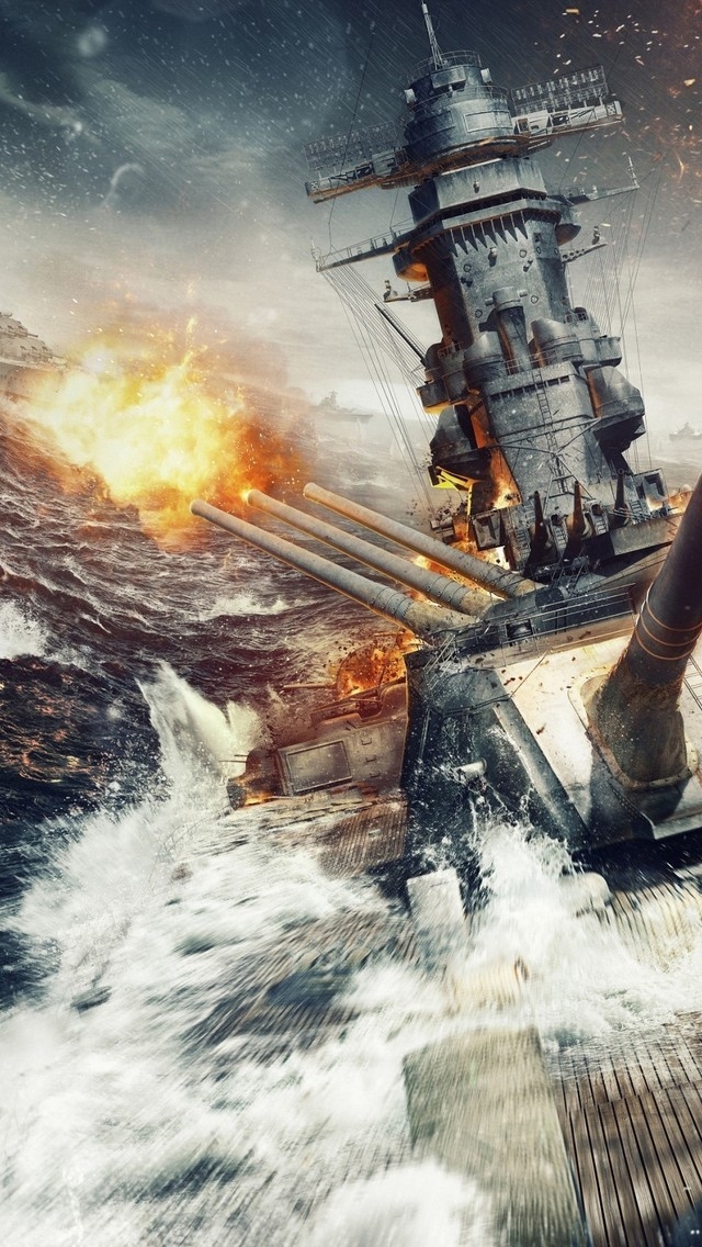 World of Warships Game for 640 x 1136 iPhone 5 resolution