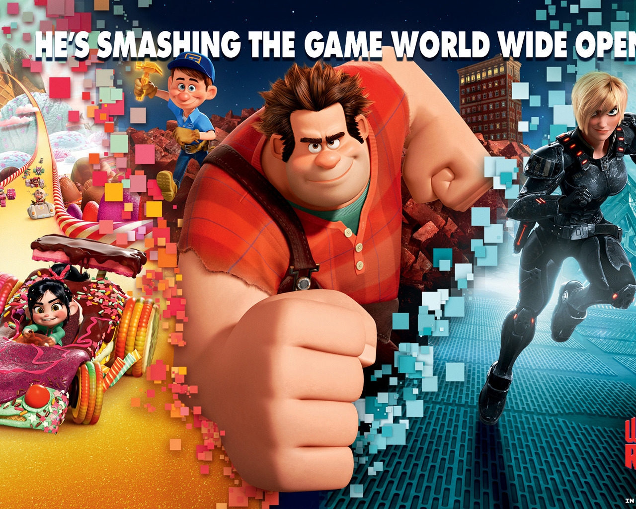 Wreck It Ralph Movie for 1280 x 1024 resolution