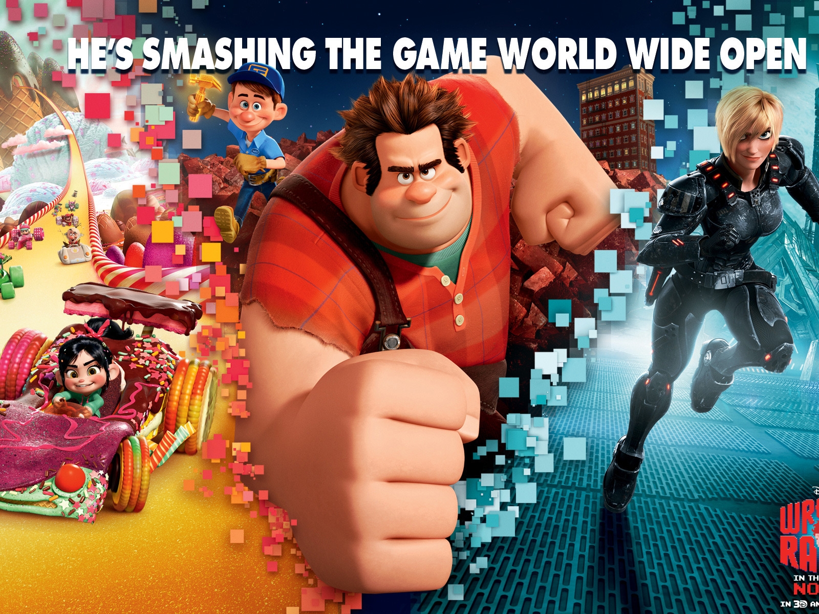 Wreck It Ralph Movie for 1600 x 1200 resolution