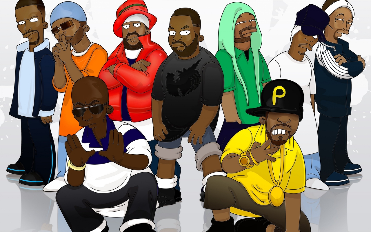 Wu-Tang Clan Group for 1280 x 800 widescreen resolution
