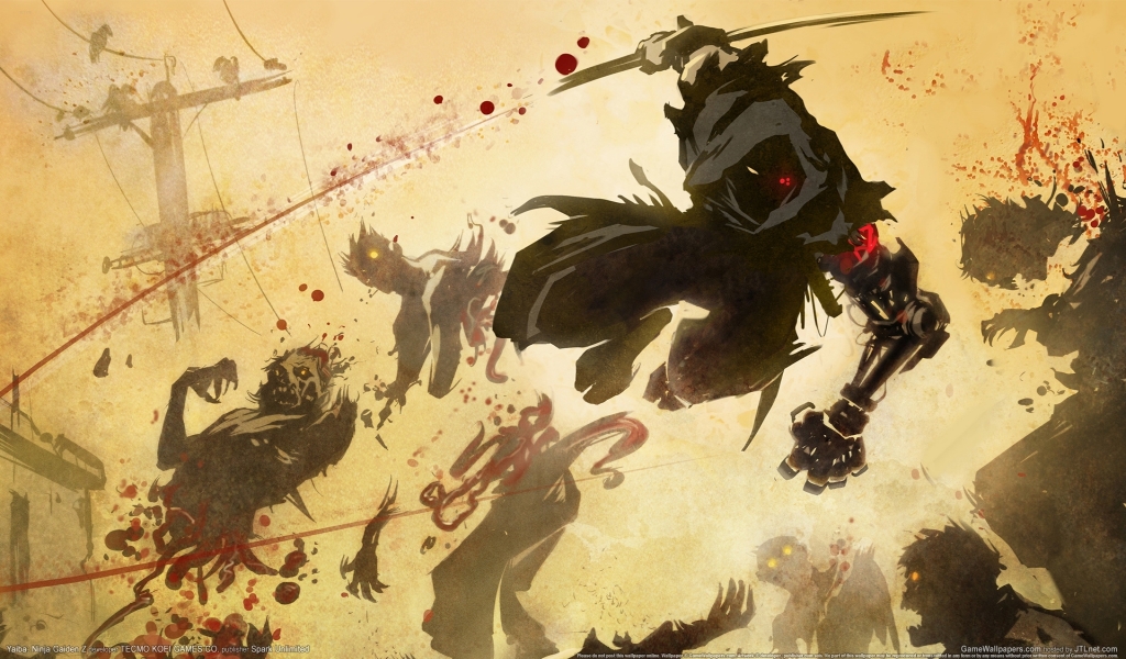 Yaiba Ninja Gaiden Z for 1024 x 600 widescreen resolution