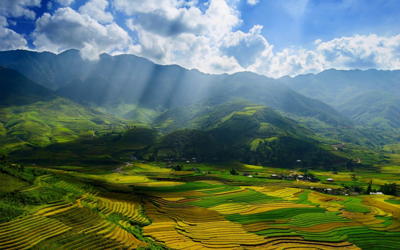 Yen Bai Province Vietnam for 1280 x 800 widescreen resolution