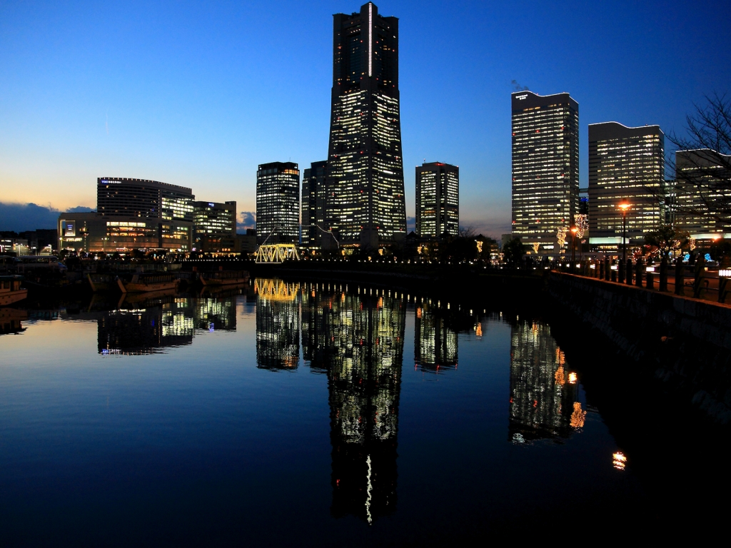 Yokohama City for 1024 x 768 resolution
