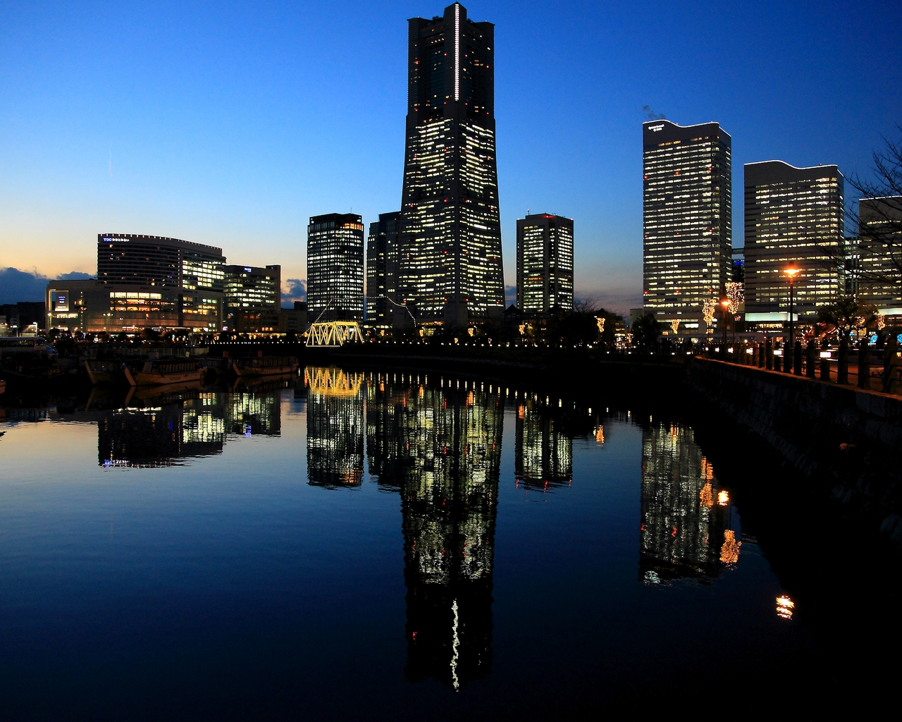 Yokohama City for 1280 x 1024 resolution