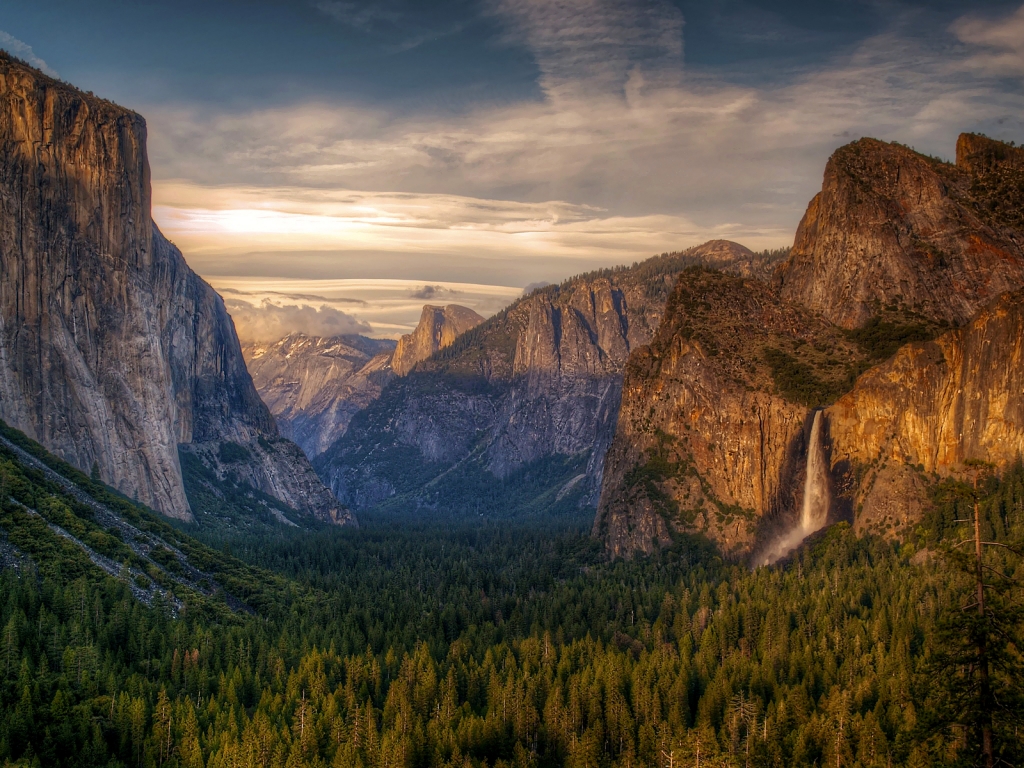 Yosemite National Park Landscape for 1024 x 768 resolution