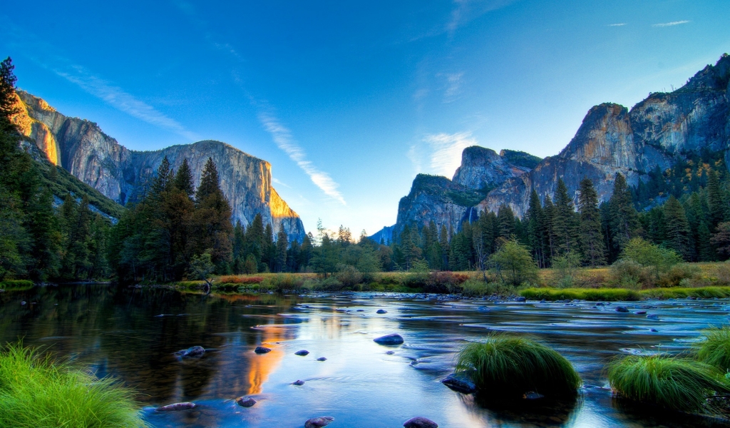 Yosemite National Park Poster for 1024 x 600 widescreen resolution