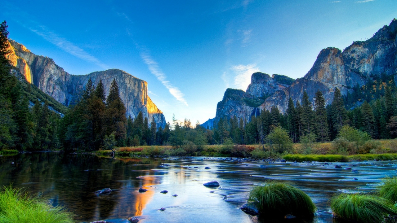 Yosemite National Park Poster for 1280 x 720 HDTV 720p resolution