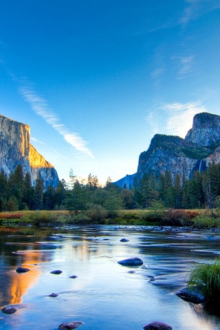 Yosemite National Park Poster for 320 x 480 iPhone resolution