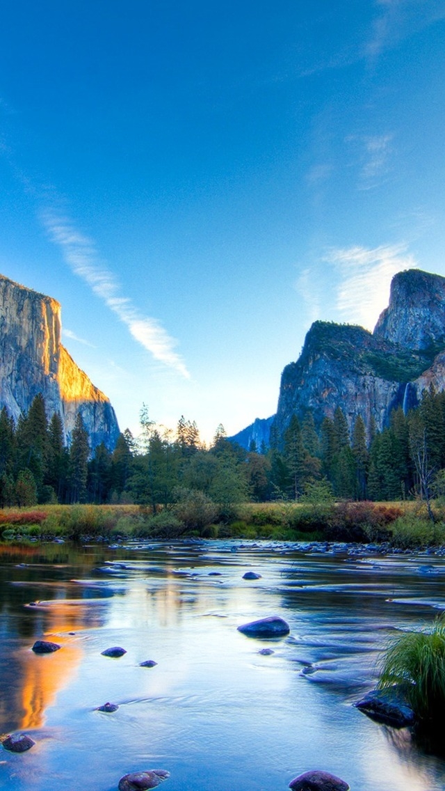 Yosemite National Park Poster for 640 x 1136 iPhone 5 resolution