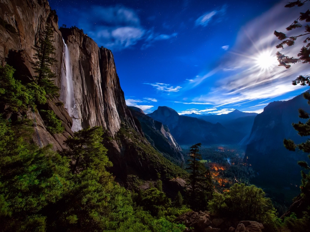 Yosemite National Park View for 1024 x 768 resolution