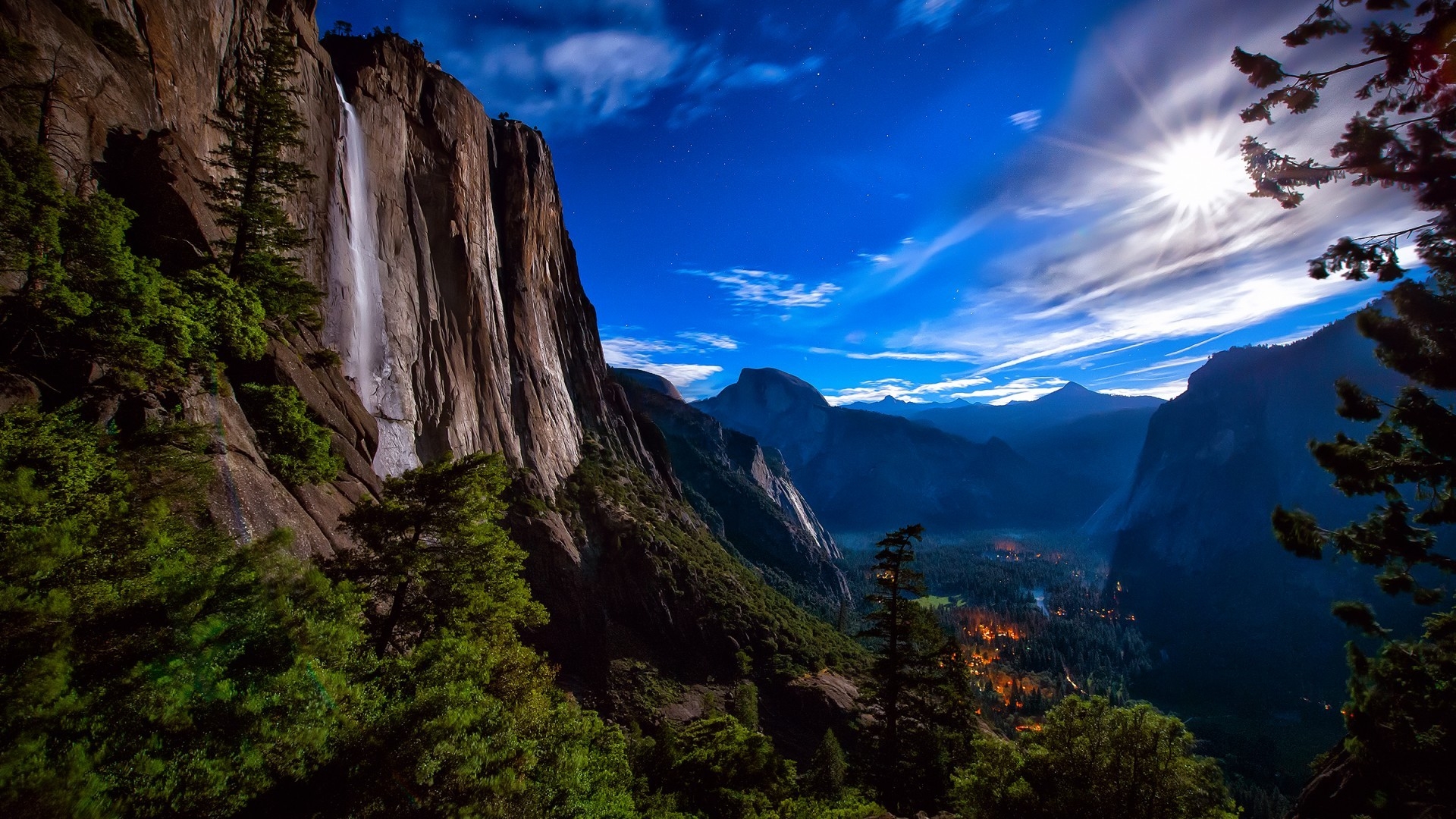 Yosemite National Park View for 1920 x 1080 HDTV 1080p resolution