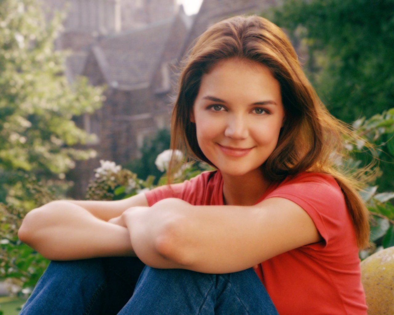Young Katie Holmes for 1280 x 1024 resolution