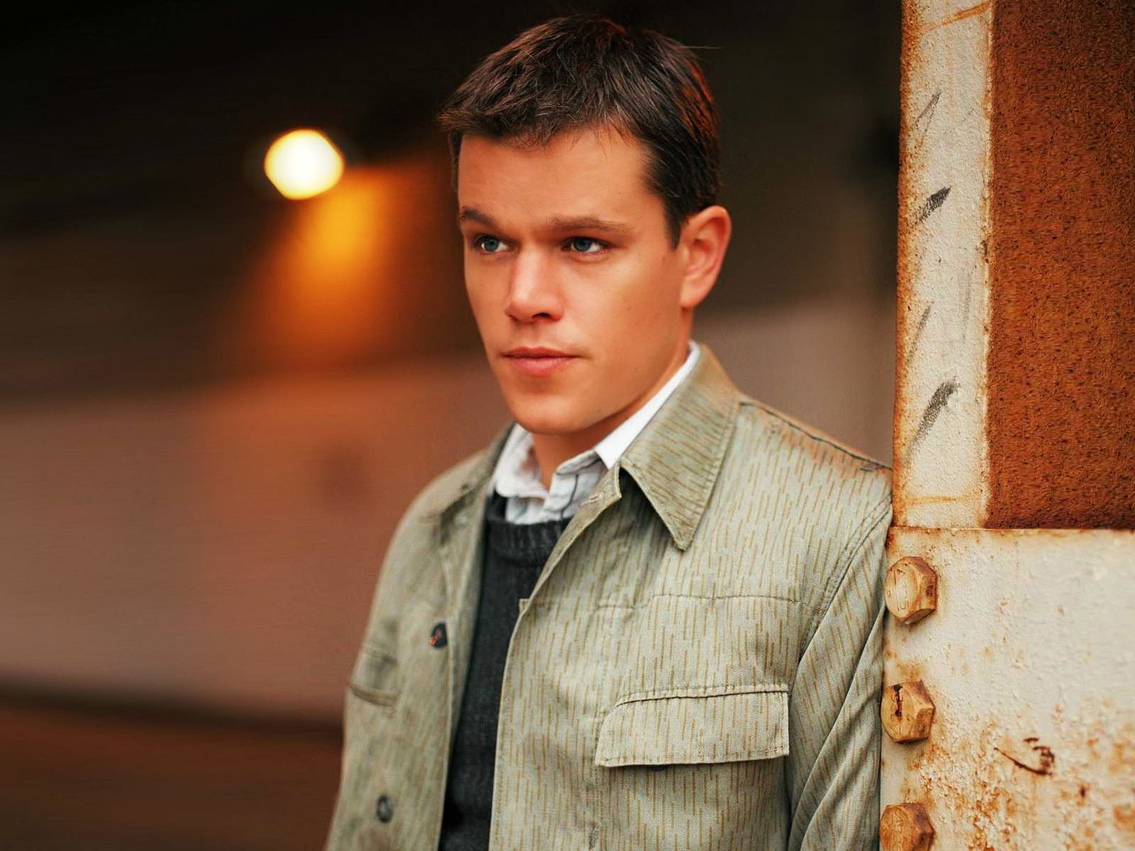 Young Matt Damon for 1600 x 1200 resolution