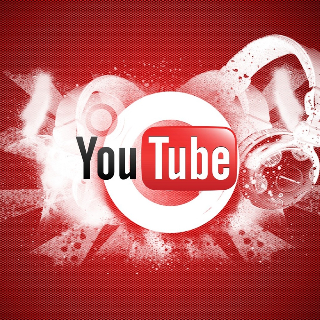 YouTube Logo for 1024 x 1024 iPad resolution