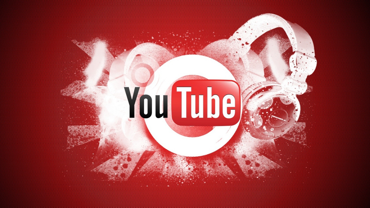 YouTube Logo for 1280 x 720 HDTV 720p resolution