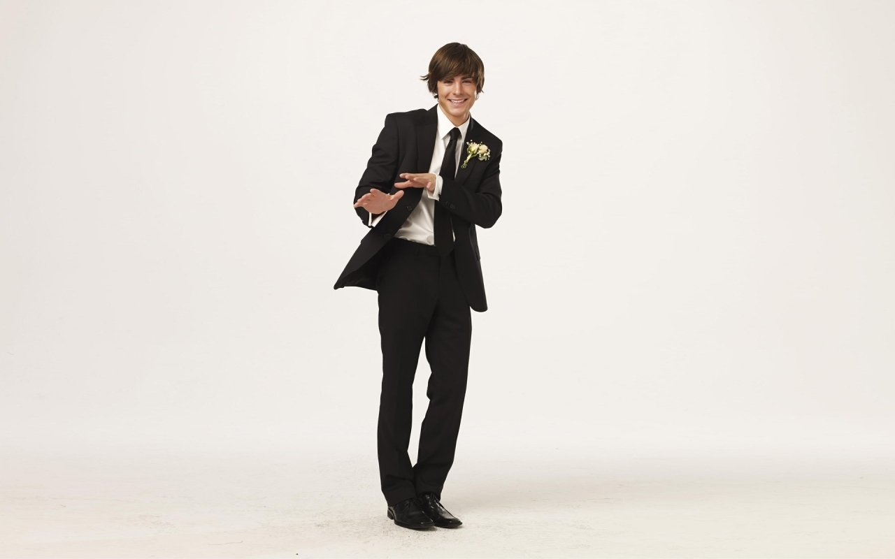 Zac Efron Men Suit for 1280 x 800 widescreen resolution