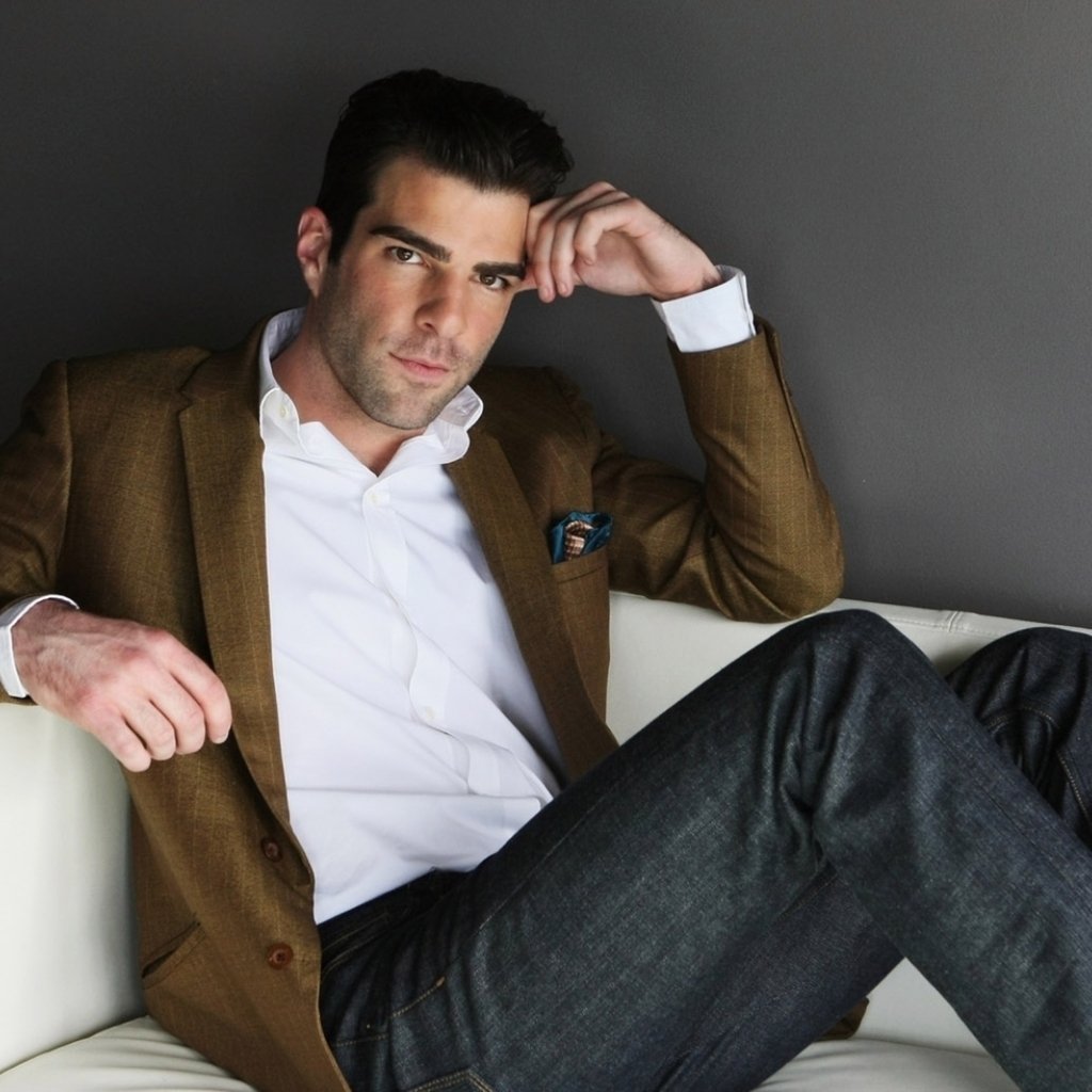 Zachary Quinto for 1024 x 1024 iPad resolution