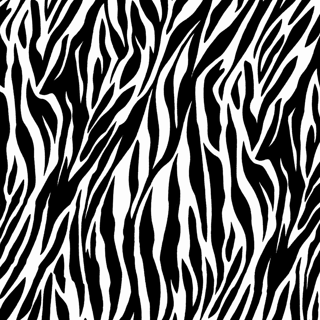 Zebra Print for 1024 x 1024 iPad resolution