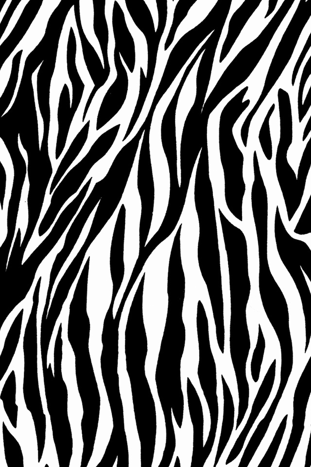Zebra Print for 640 x 960 iPhone 4 resolution