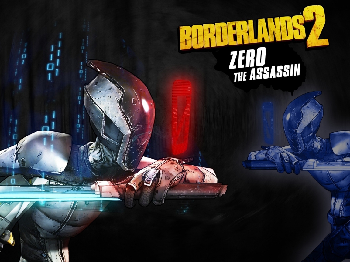 Zero The Assassin Borderlands 2  for 1152 x 864 resolution