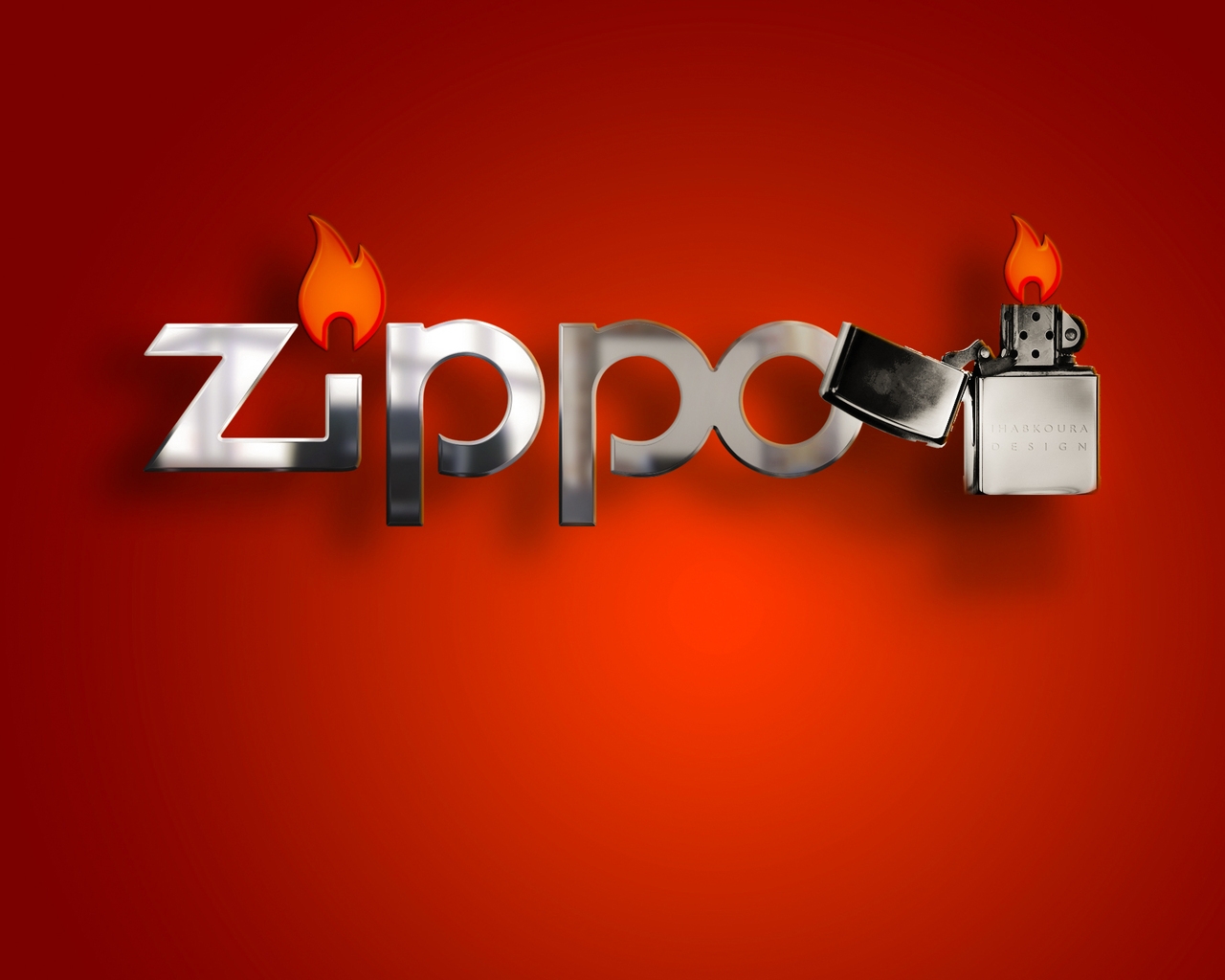 Zippo Lighter for 1280 x 1024 resolution