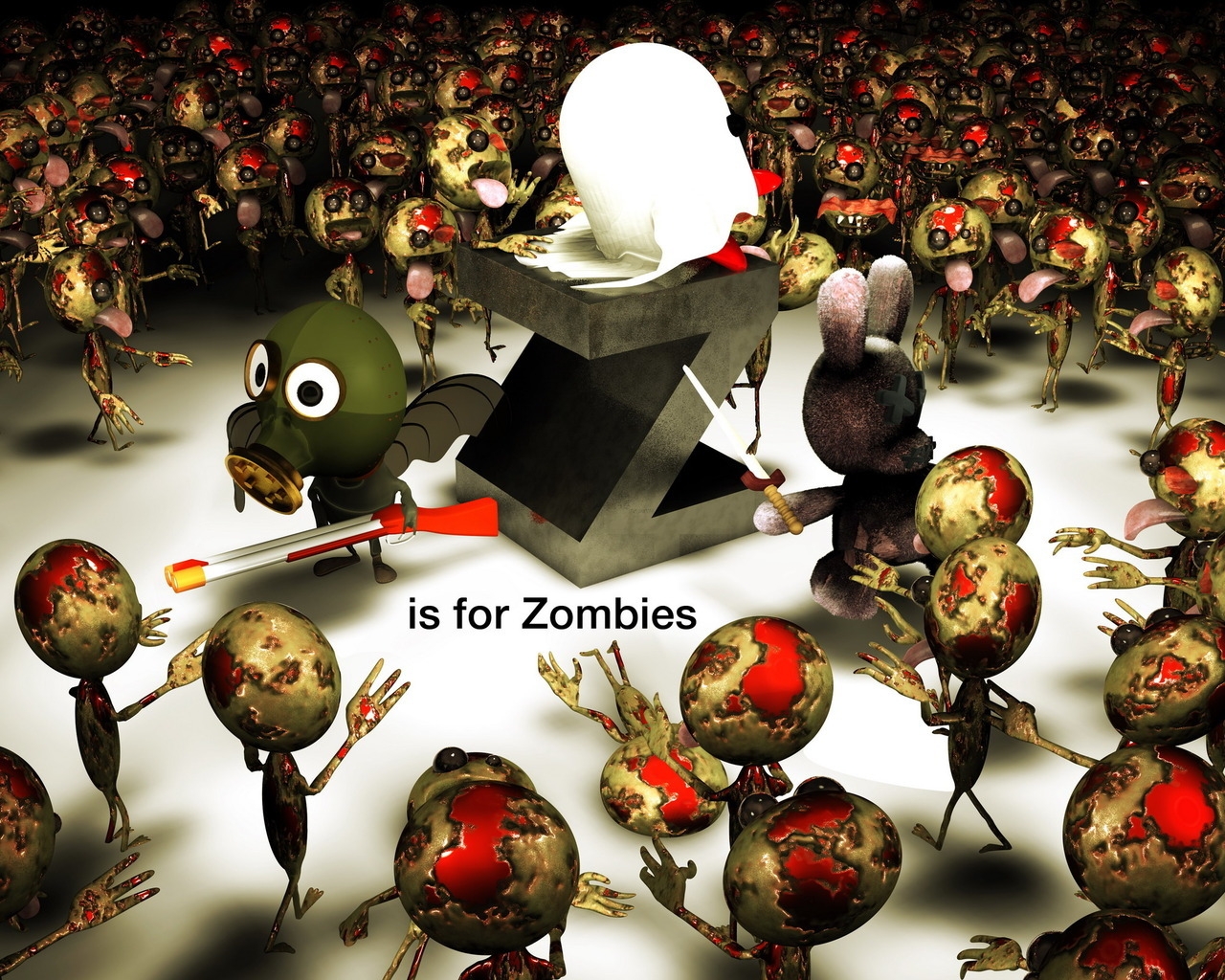 Zombies for 1280 x 1024 resolution