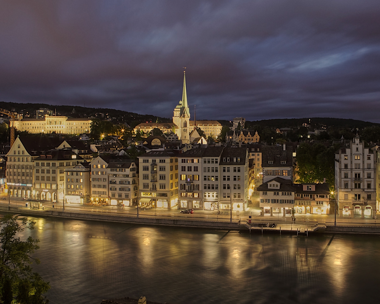 Zurich City for 1280 x 1024 resolution